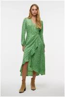 Платье миди на запах с цветочным принтом Befree 2311196519-15-S зеленый принт размер S