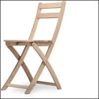 Складной стул деревянный "Морти" шлифованный