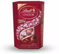 Конфеты LINDT LINDOR Двойной шоколад 200г