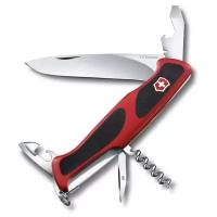 Victorinox. Нож перочинный "RangerGrip 68", 11 функций, 130 мм, с фиксатором лезвия, красный с чёрным
