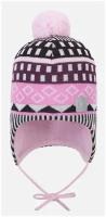 Шапка-бини для девочек Tassutus, размер 054, цвет розовый