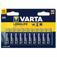 Батарейка VARTA LONGLIFE AA/LR06 бл 10