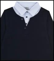 Джемпер обманка, рубашка, школьная одежда для мальчика / Белый слон 5293 р.176