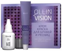 OLLIN Professional Крем-краска для бровей и ресниц VISION SET