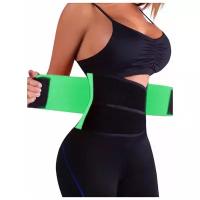 Фитнес пояс для похудения CleverCare, зеленый, размер XL