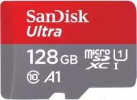 Карта памяти SanDisk 128GB microSDXC Class 10 Ultra UHS-I A 1 (140 Mb/s) + SD адаптер