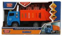 Технопарк Машинка KAMAZ мусоровоз 17 см KAMGARB-17PL-BUOG