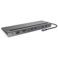 Док-станция Belkin USB-C 11-in-1 Multiport Dock (INC004btSGY) серый