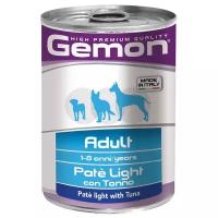 Корм для собак Gemon Кусочки с тунцом. Консервы для собак низкокалорийный (0.4 кг)