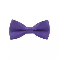 Детская галстук-бабочка атласная фиолетовая