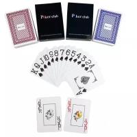 Набор пластиковых игральных карт 2 колоды по 54 шт