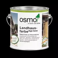 OSMO Краска Осмо непрозрачная для наружных работ Osmo Landhausfarbe 2,5 л. 2310 Кедр,Красное Дерево