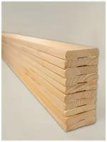 Наличник деревянный гладкий / Сорт - Экстра / 2200x12х50 мм