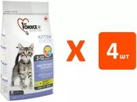 1ST CHOICE KITTEN HEALTHY START для котят с курицей (2,72 кг х 4 шт)