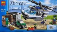 Конструктор Bela Urban №10423 Вертолетный патруль 528 деталей (аналог Lego City 60046)