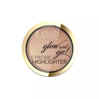 Хайлайтер Eveline Glow and Go! запеченный 02-Gentle Gold 8,5г