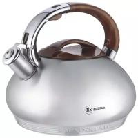 Чайник металлический со свистком Rainstahl RS\WK - 7637-30 бежевый, объем 3л