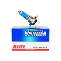 Лампа галогенная KOITO H7 12V- 55W (PX26d) (белый яркий свет, +80% света) Whitebeam (100W)