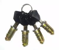 Комплект личинок (замков) с ключами LUX 4 шт