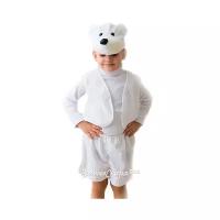 Бока С Карнавальный костюм Белый мишка, рост 104-116 см 1601