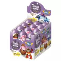 Шоколадное яйцо Шоки-Токи Робокар Поли с игрушкой, молочный шоколад, коробка