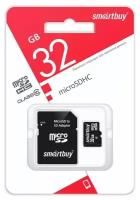 SMARTBUY MicroSDHC 32GB Class10 LE + адаптер