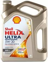 Синтетическое моторное масло SHELL Helix Ultra Professional AM-L 5W-30, 4 л
