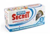Шоколадное яйцо Mega Secret Pusheen с игрушкой, молочный шоколад, 20 г, 3 шт. в уп