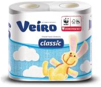 Туалетная бумага Veiro Classic белая 4 рул