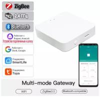 Hub Шлюз для умного дома ZigBee + Bluetooth, центр управления Tuya / многорежимный хаб для умного дома Zigbee