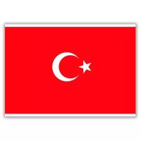 Магнит на холодильник малый - A5, Флаг Турции