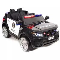 RiverToys Автомобиль Police E555KX, черный
