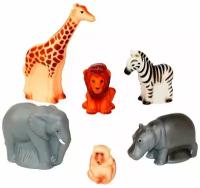 Набор резиновых игрушек Весна Животные Африки 6 штук