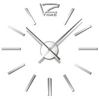 Часы настенные, круглые, серебристые, APEYRON DIY1176