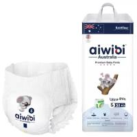Трусики-подгузники детские AIWIBI Premium S (4-8кг) 52 шт айвиби, памперсы
