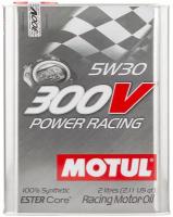 Синтетическое моторное масло Motul 300V Power Racing 5W30, 2 л