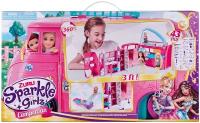 Фургон Sparkle Girlz Ретро-фургон для кемпинга, 100262, розовый