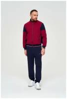 Костюм FORWARD, олимпийка и брюки, силуэт прямой, размер L, бордовый