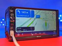 Магнитола Bos-Mini 671 2Din с Блютуз, CarPlay, Android Auto Сенсорный экран 7 дюймов