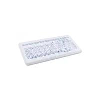 Клавиатура InduKey TKS-104c-KGEH-USB-US/CYR White USB