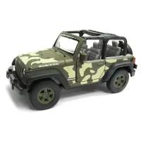 Машинка-модель военной машины Welly "Jeep Wrangler Rubicon" инерционная