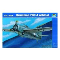 Сборная модель Trumpeter Grumman F4F-4 wildcat (02223) 1:32