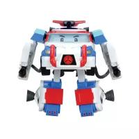 Трансформер Silverlit Robocar Poli с костюмом астронавта, 83311, белый/синий/красный