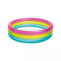 Детский бассейн Intex Rainbow Three Ring 57104, 86х25 см