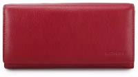 Женское портмоне из натуральной кожи S1413-4 Dark Red