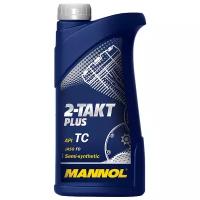 Полусинтетическое моторное масло Mannol 2-Takt Plus, 1 л