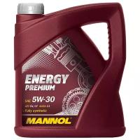 Синтетическое моторное масло Mannol Energy Premium 5W-30, 4 л