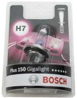 Лампа автомобильная BOSCH H7 Gigalight +150%, 1987301137