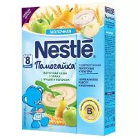 Каша Nestlé молочная Помогайка 3 злака с йогуртом, грушей и яблоком (с 8 месяцев) 200 г