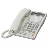 Проводной телефон на 2 линии Panasonic KX-TS2368RUW